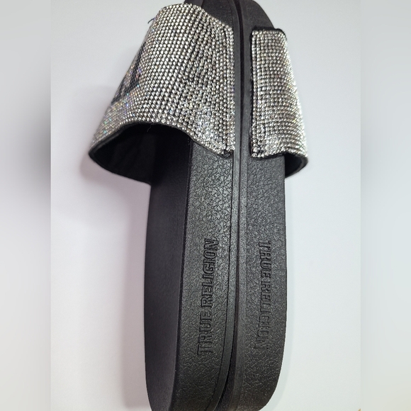 True religion rhinestone slides- NEW - Picture 7 of 7